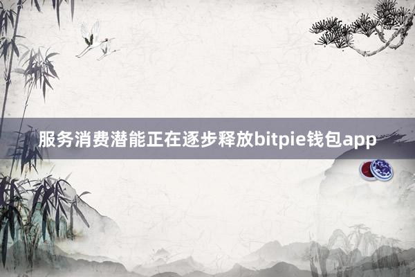 服务消费潜能正在逐步释放bitpie钱包app