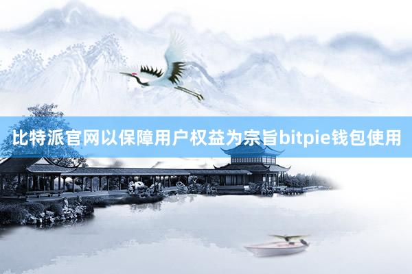 比特派官网以保障用户权益为宗旨bitpie钱包使用