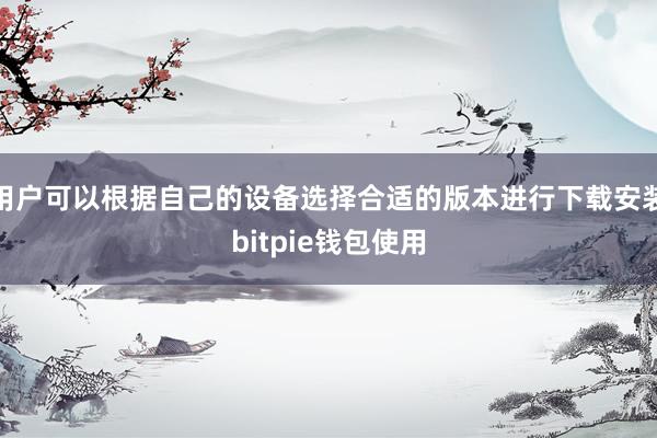 用户可以根据自己的设备选择合适的版本进行下载安装bitpie钱包使用