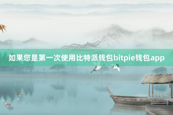 如果您是第一次使用比特派钱包bitpie钱包app