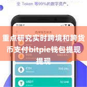 重点研究实时跨境和跨货币支付bitpie钱包提现