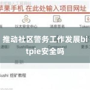 推动社区警务工作发展bitpie安全吗