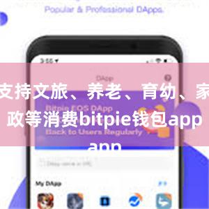 支持文旅、养老、育幼、家政等消费bitpie钱包app