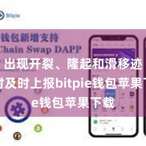 出现开裂、隆起和滑移迹象时及时上报bitpie钱包苹果下载