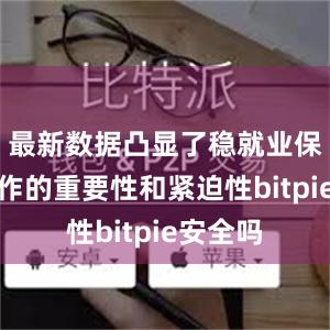 最新数据凸显了稳就业保就业工作的重要性和紧迫性bitpie安全吗