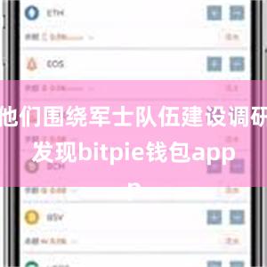 他们围绕军士队伍建设调研发现bitpie钱包app