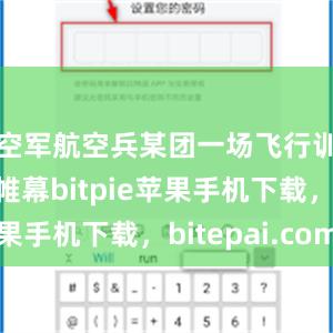 空军航空兵某团一场飞行训练拉开帷幕bitpie苹果手机下载，bitepai.com