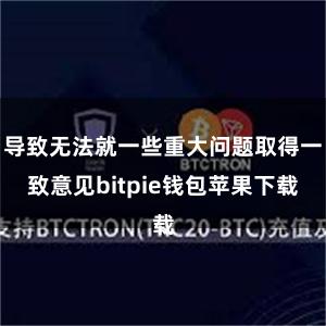 导致无法就一些重大问题取得一致意见bitpie钱包苹果下载