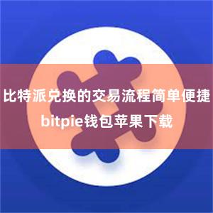 比特派兑换的交易流程简单便捷bitpie钱包苹果下载