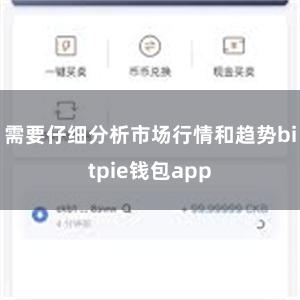 需要仔细分析市场行情和趋势bitpie钱包app